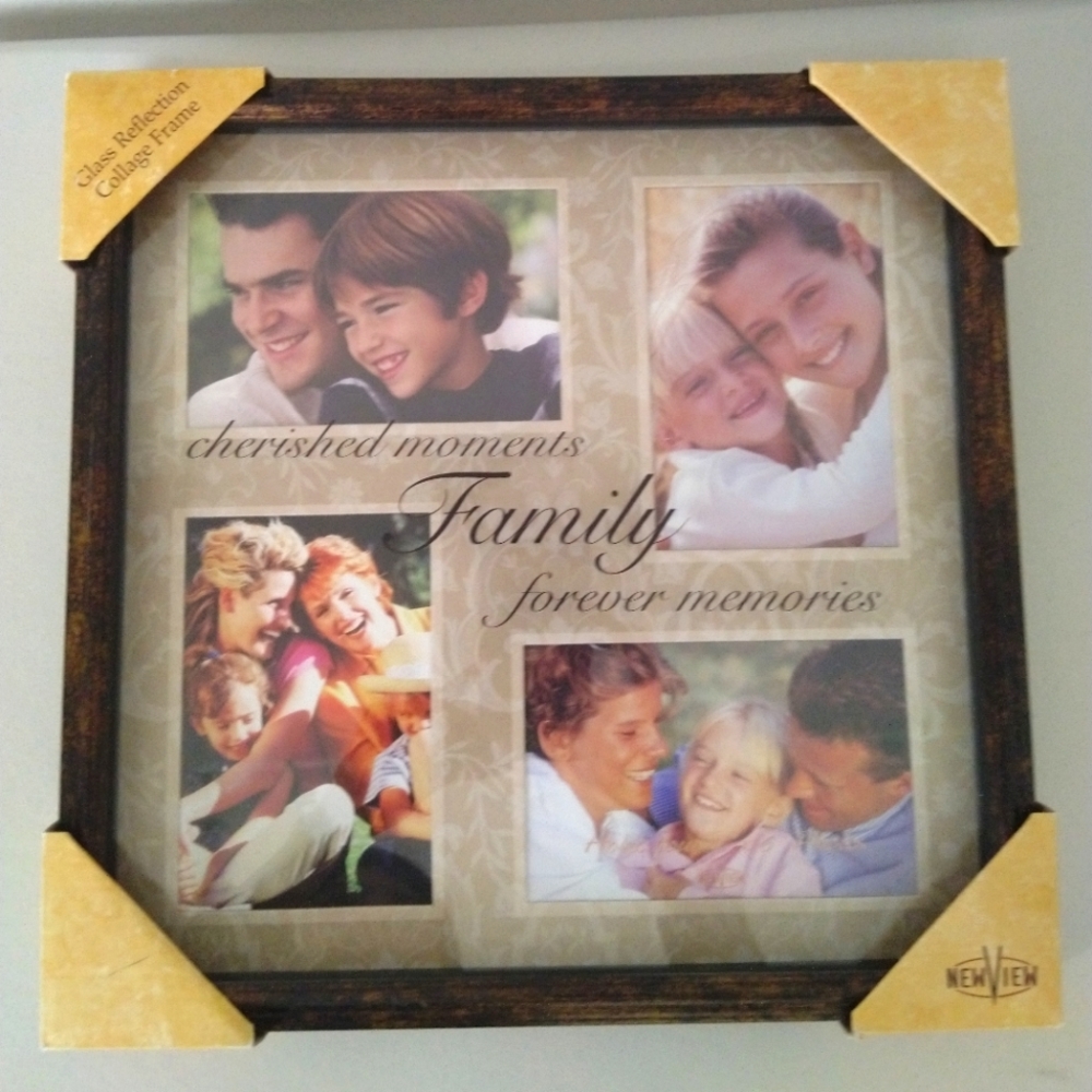 Glass Reflection Collage Frame